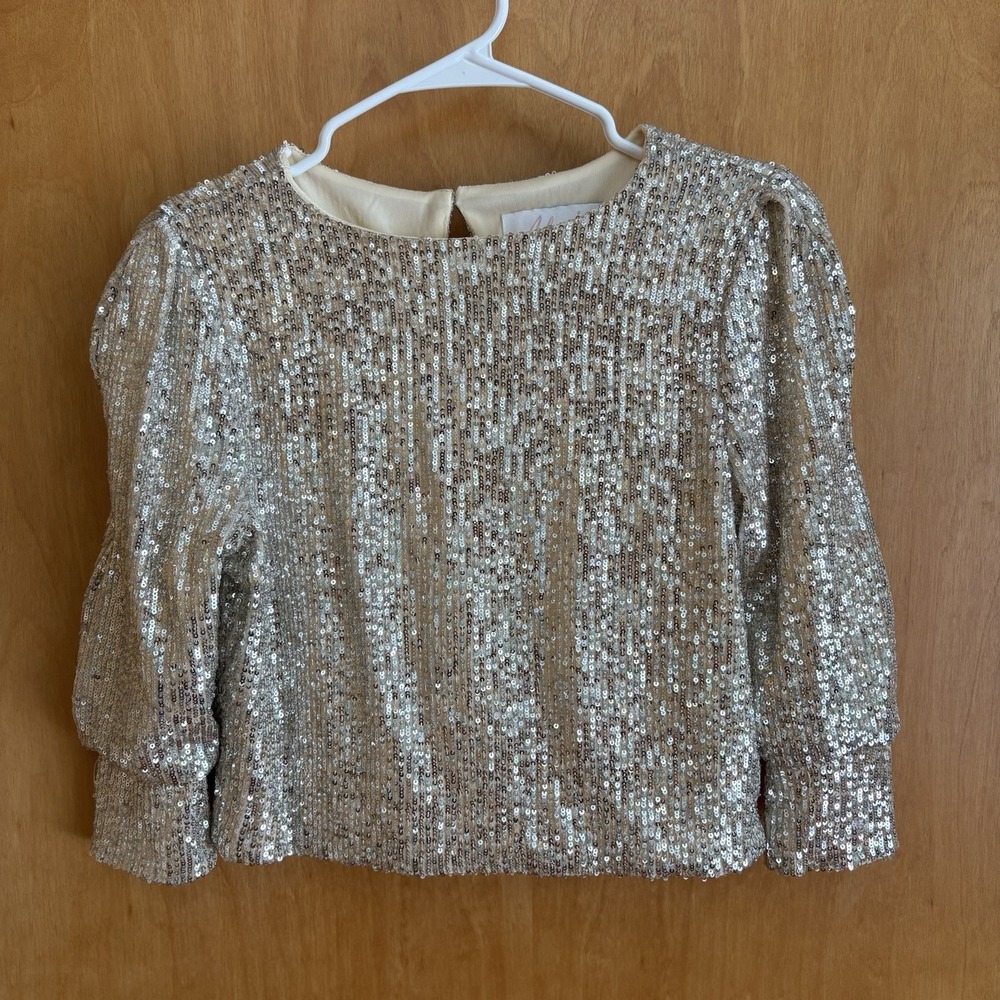 Alexia By Alexia Admor‎ Blake Sequin Top Small Silver